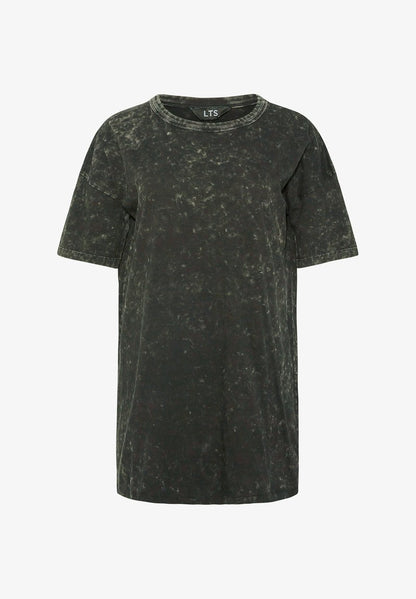  ACID WASH OVERSIZED - T-Shirt Basic - Black