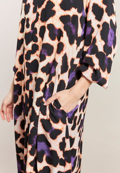  Jerseykleid - Mehrfarbig