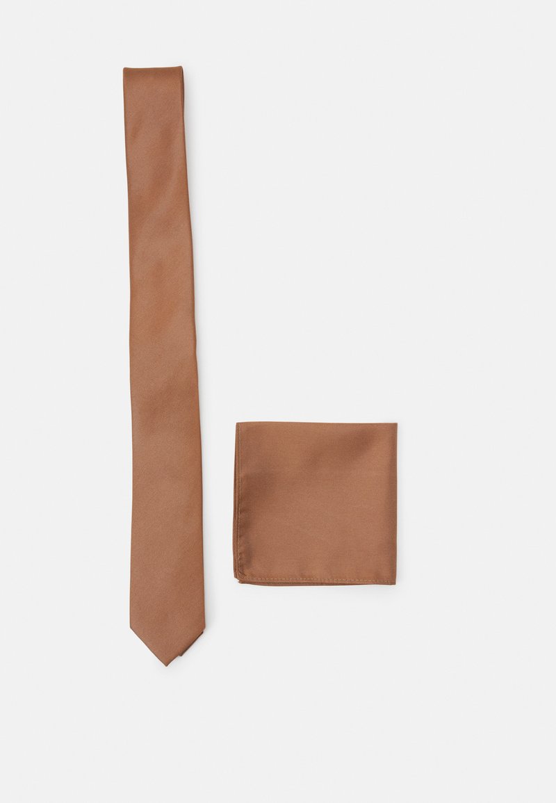 Pier One SET - Einstecktuch - Brown