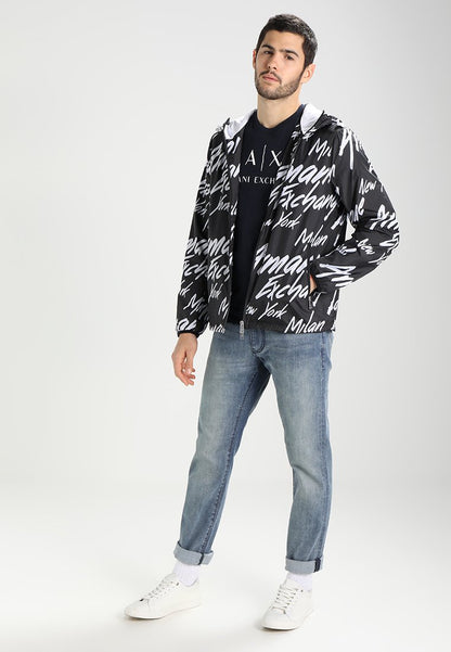 Armani Exchange T-Shirt Print - Navy