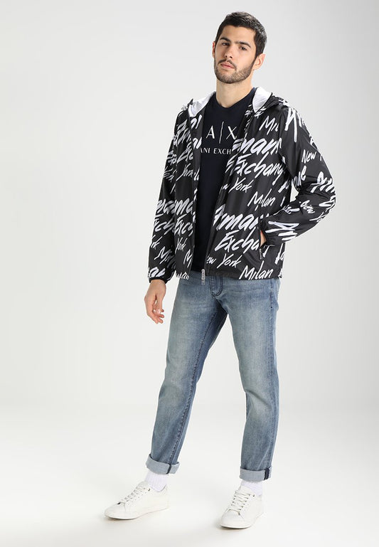 Armani Exchange T-Shirt Print - Navy