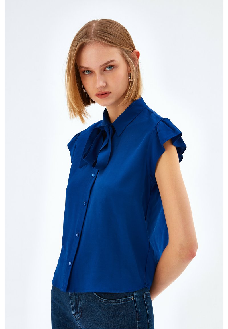  POLO COLLAR - Hemdbluse - Sax
