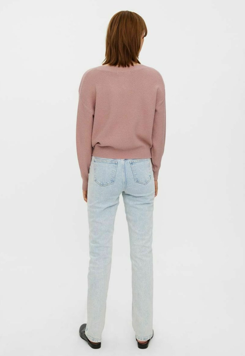 Vero Moda U-BOOT-AUSSCHNITT - Strickpullover - Woodrose