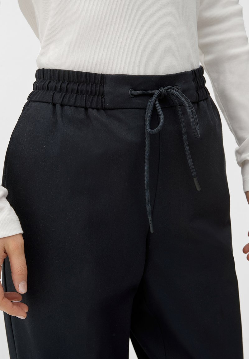 S.Oliver MET ELASTISCHE BAND - Stoffhose - Navy