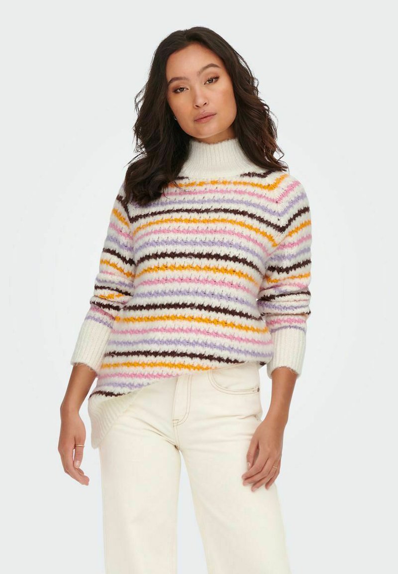 ONLY Strickpullover - Cloud Dancer