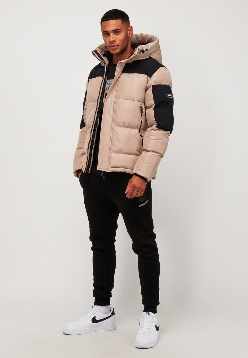  PEYTON SHORT PUFFER JACKET - Winterjacke - Stone