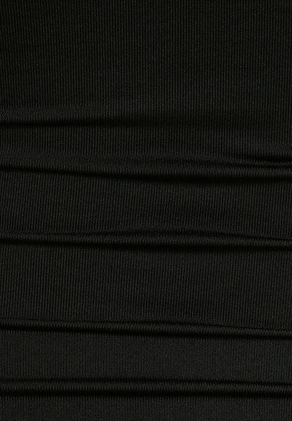 BERSHKA MONOCHROME STRAPPY - Top - Black