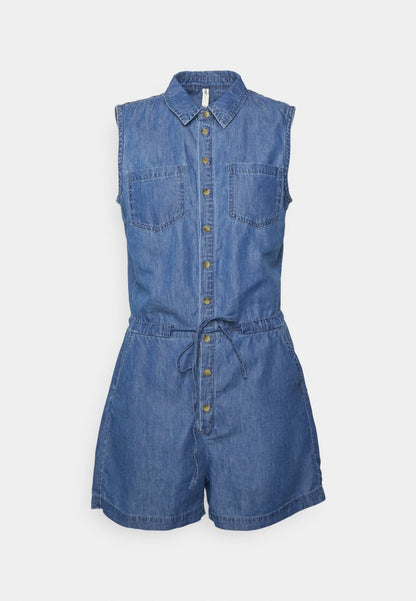 ONLY ONLMILEN PLAYSUIT - Jumpsuit - Medium Blue Denim
