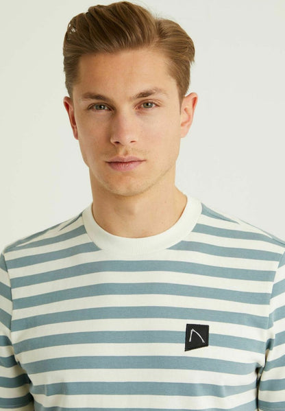  BRETON - T-Shirt Print - Light Blue