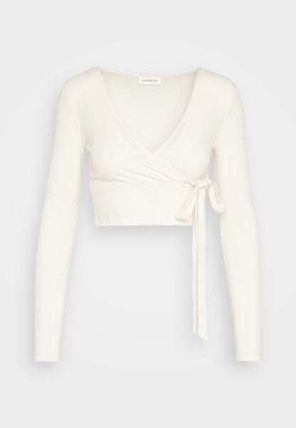Even&Odd Langarmshirt - Off-white