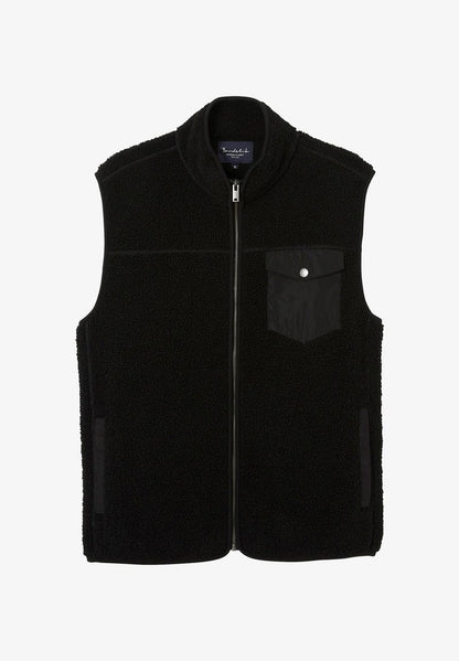  CARL PILE - Weste - Black