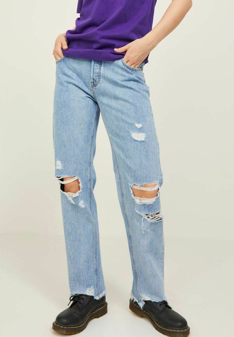 JJXX JXSEOUL MW RR - Jeans Straight Leg - Medium Blue Denim