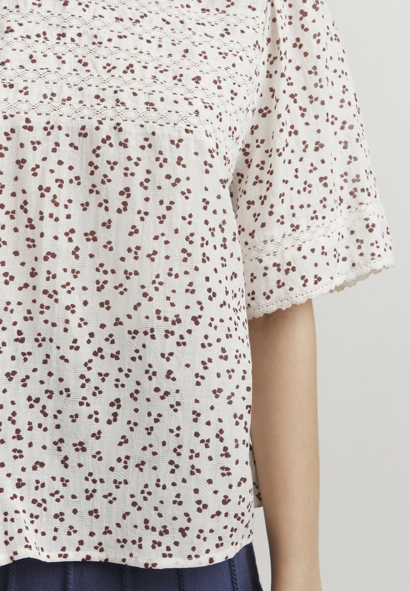 IRDESIREE SS - Bluse - Birch
