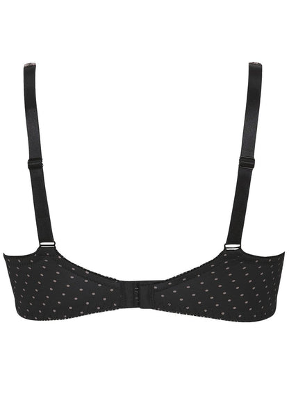  LENA SOFT - Triangel BH - Black Beige Dotted