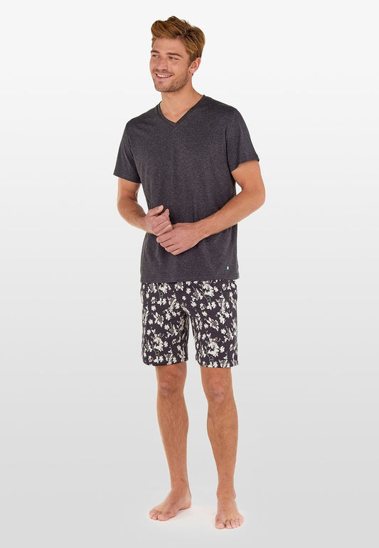 Hom TAMBO - Nachtwäsche Set - Black Print