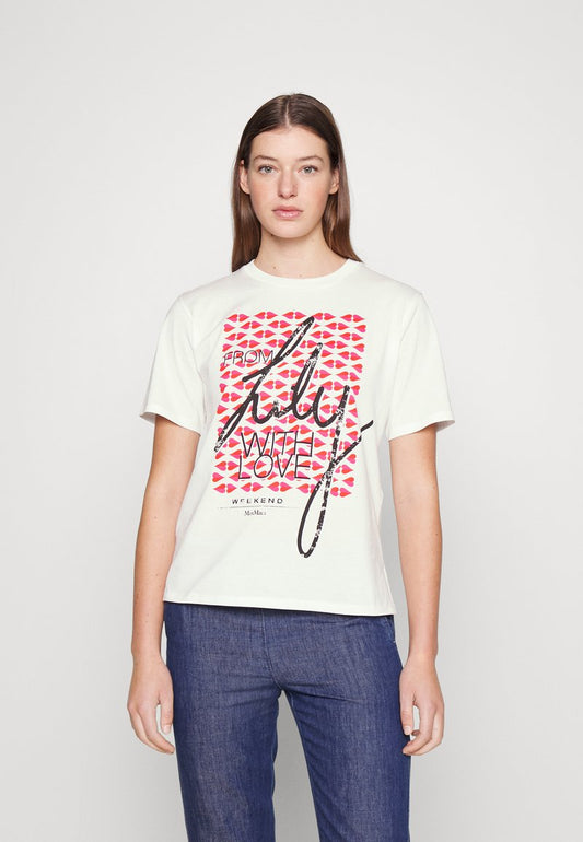  GATTINI - T-Shirt Print - Bianco