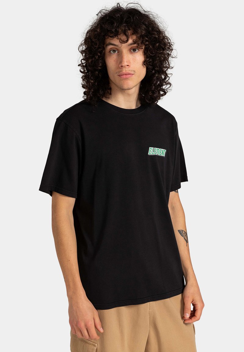 Element DIGITAL OUTDOOR - T-Shirt Print - Flint Black