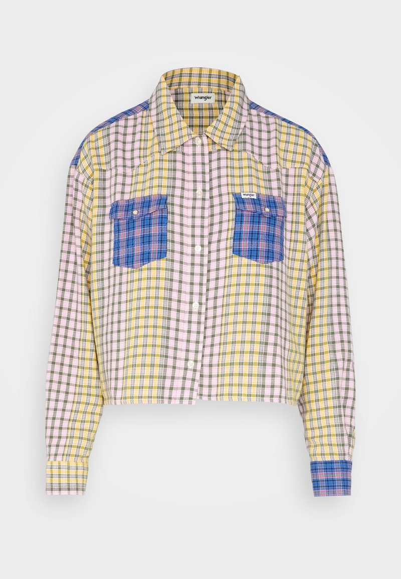 Wrangler PATCH BOXY WORK SHIRT - Hemdbluse - Fuchsia Rose