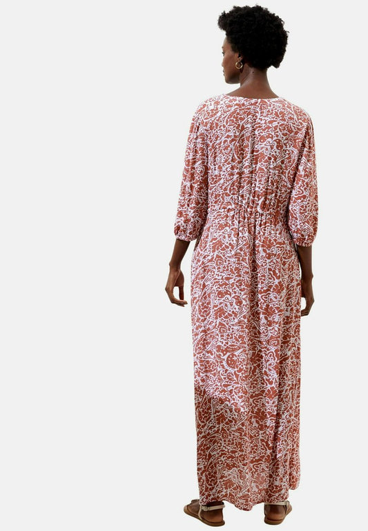 Marks & Spencer PRINTED TIE WAIST MAXI - Strandaccessoire - Rust Mix