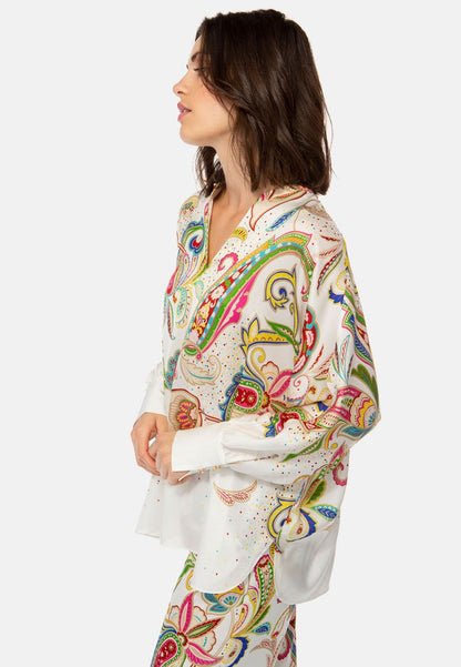  PAISLEY POWER - Bluse - Elfenbein