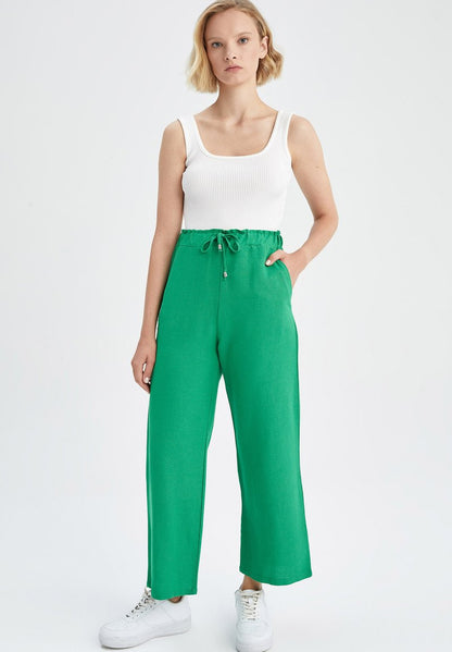DeFacto Stoffhose - Green