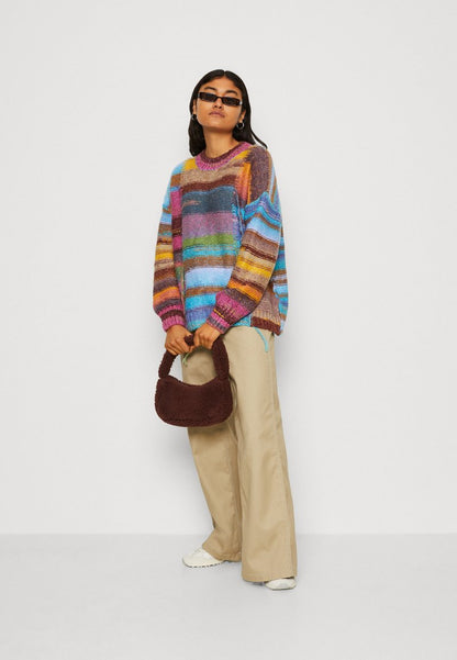 BDG Urban Outfitters SQUARE CHUNKY - Strickpullover - Multi