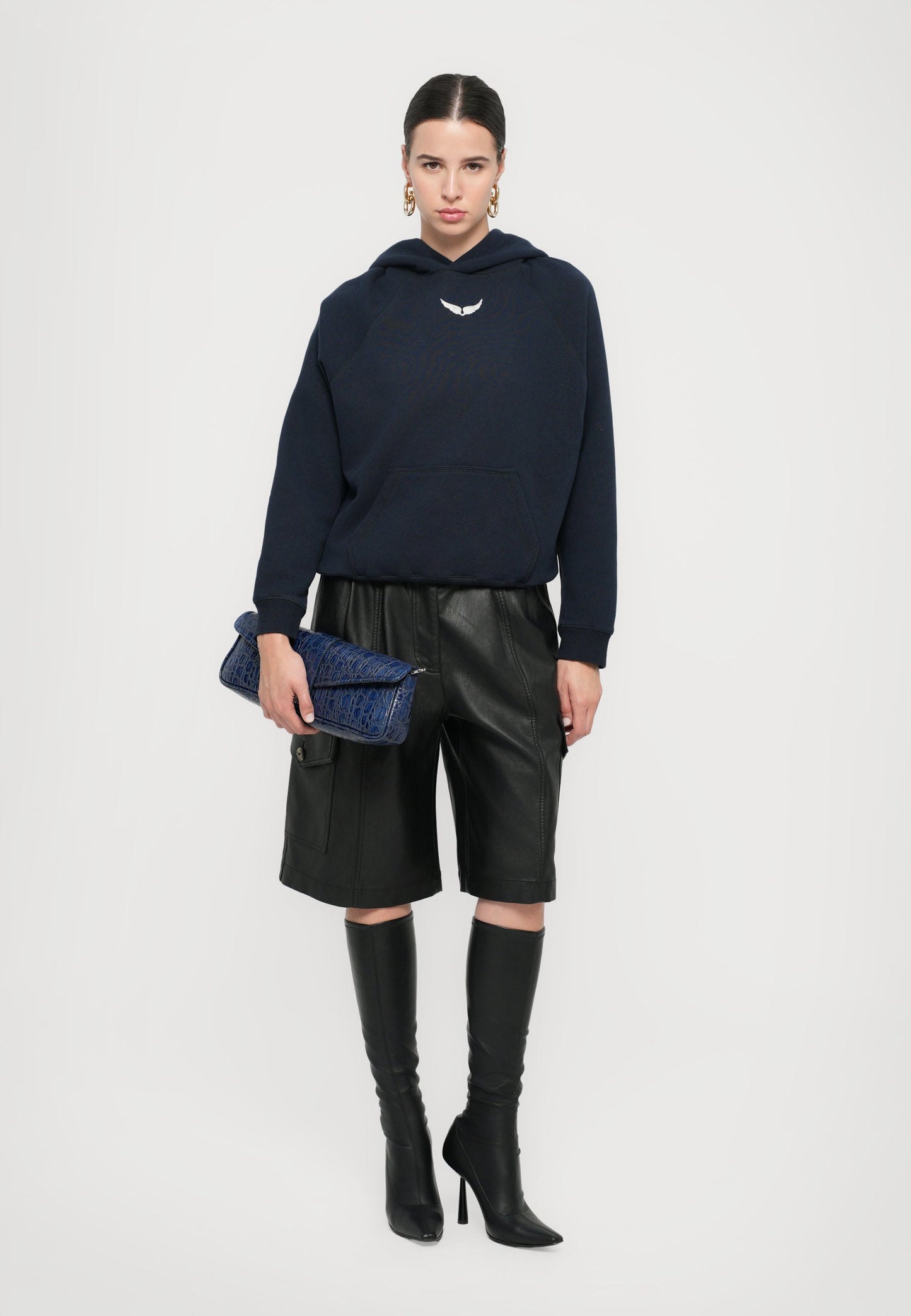 Zadig & Voltaire GEORGY PHOTO RIDE STRASS - Sweatshirt - Encre