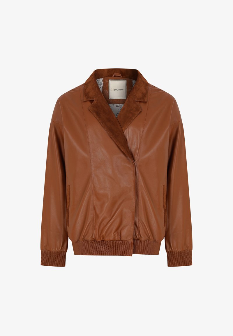  CROISE - Lederjacke - Whisky