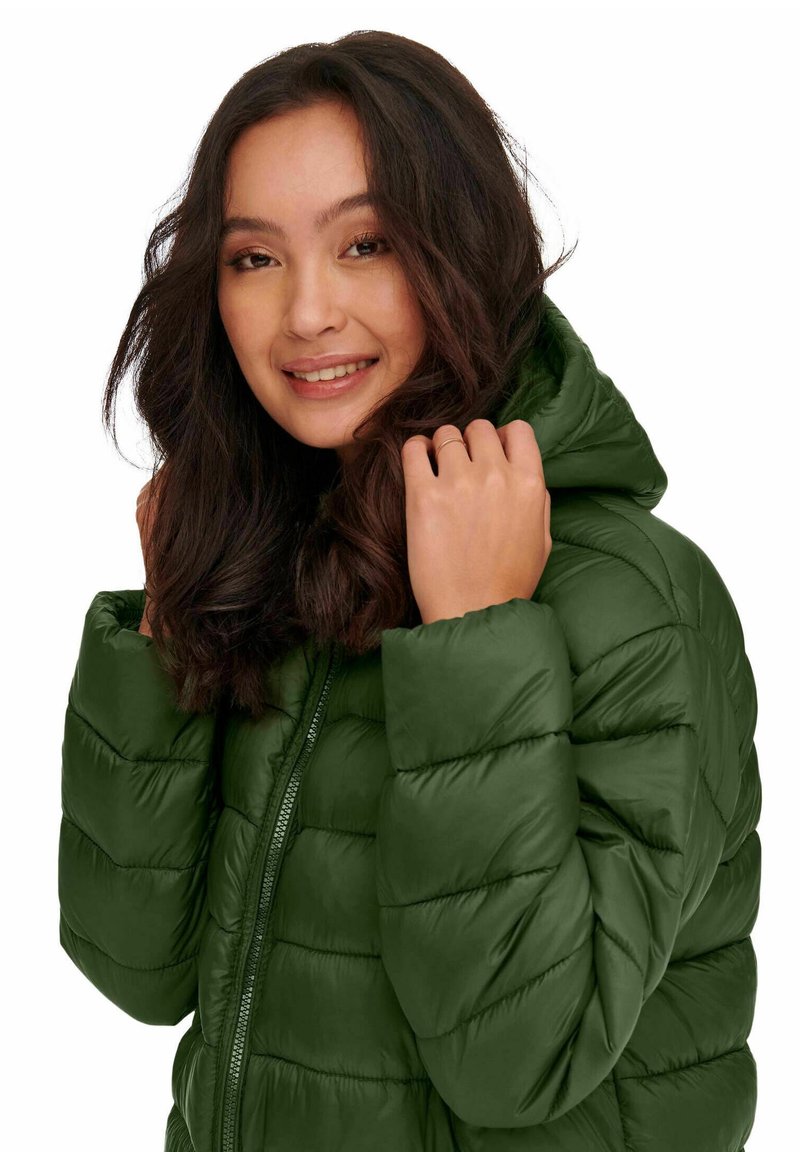 ONLY MELODY OVERSIZE - Wintermantel - Tanne
