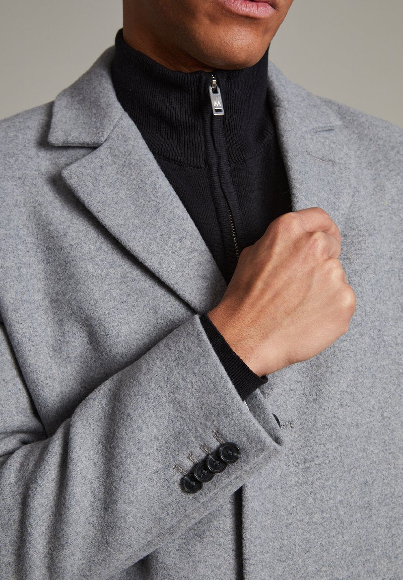 Matinique MATRACE - Kurzmantel - Light Grey Melange