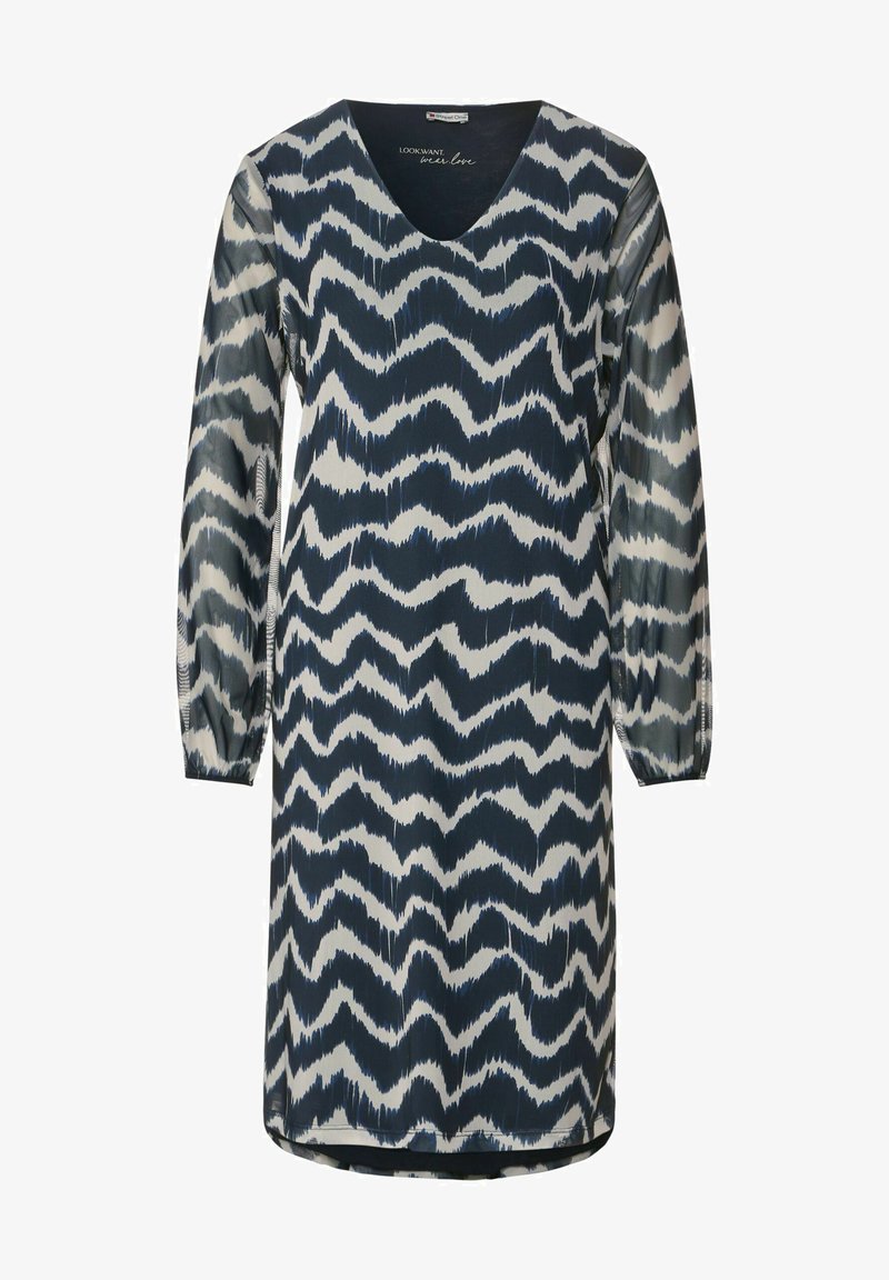 STREET ONE MIT PRINT - Freizeitkleid - Blau