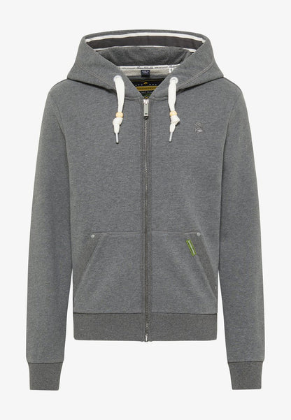 Schmuddelwedda Sweatjacke - Grau Melange