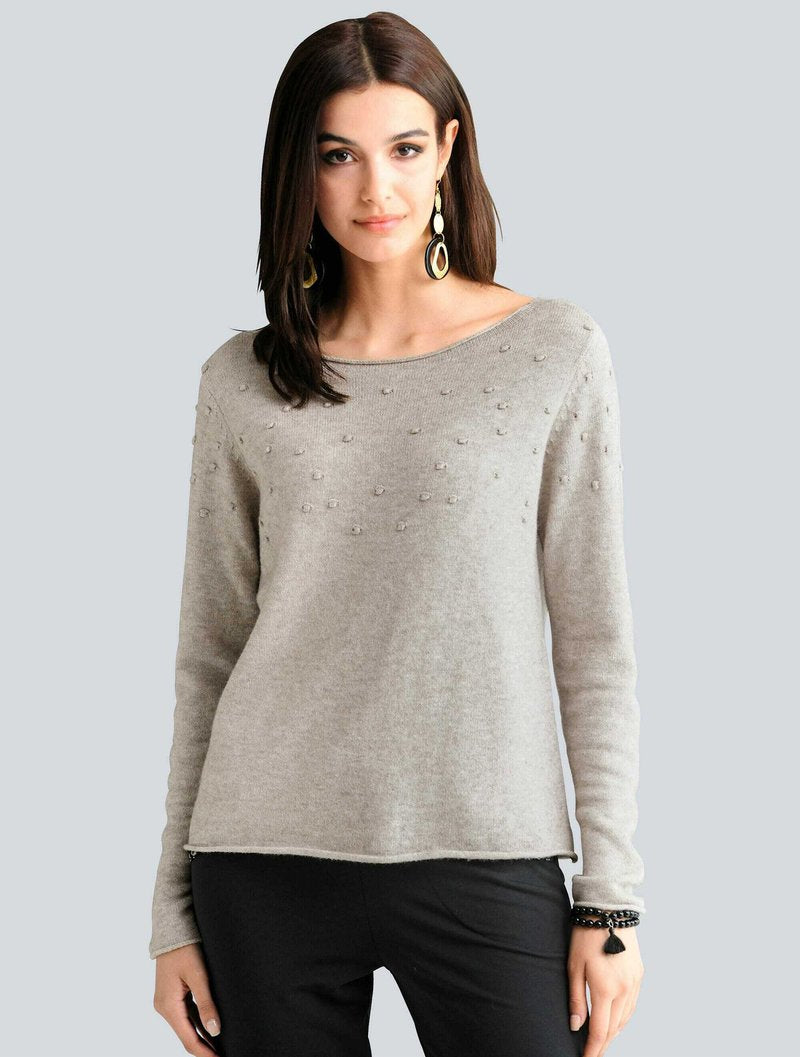 Strickpullover - Taupe
