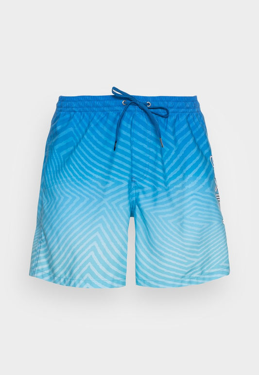Quiksilver EVERYDAY WARPED LOGO VOLLEY - Badeshorts - Snorkel Blue