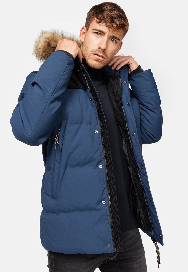 Indicode Jeans HEXYL - Wintermantel - Navy