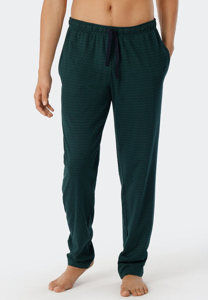 Schiesser MIX RELAX - Nachtwäsche Hose - Dunkelgrün