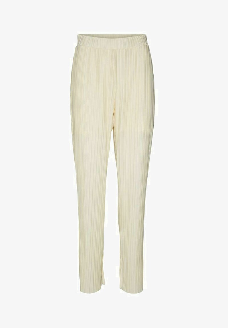 Vero Moda HOSE PLISSIERTE - Stoffhose - Tofu