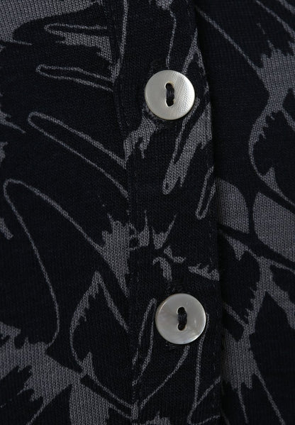  Bluse - Marine Hellblau