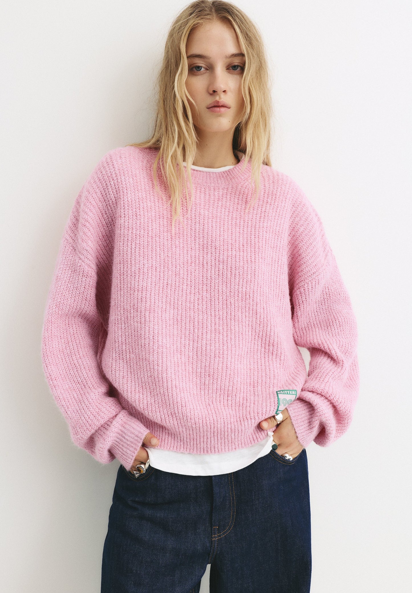 PULL & BEAR PURL - Jumper - Light Pink
