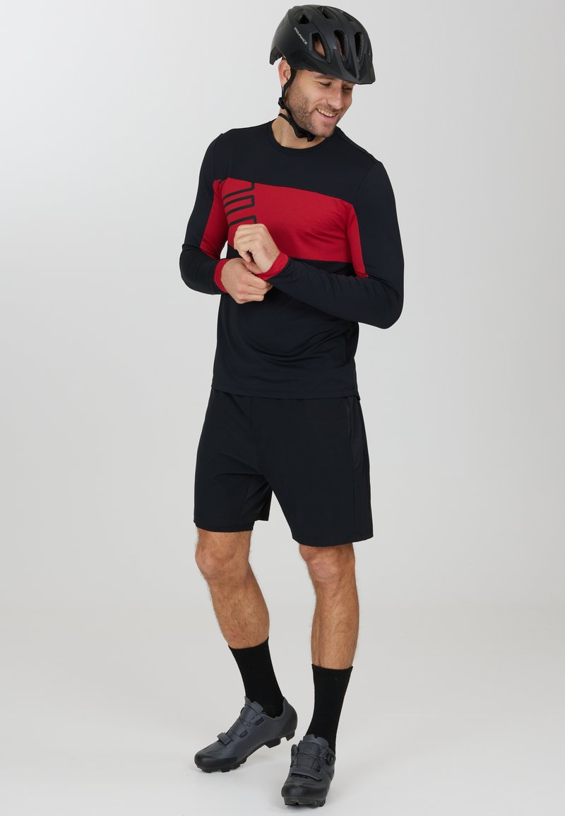 Endurance HAVENT - Langarmshirt - Zwart Rood
