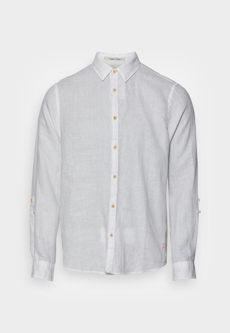Scotch & Soda REGULAR FIT SHIRT WITH SLEEVE ROLL UP - Hemd - Marine