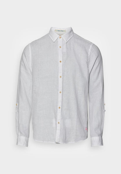 Scotch & Soda REGULAR FIT SHIRT WITH SLEEVE ROLL UP - Hemd - Marine