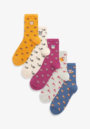 Next 4 PACK STANDARD - Socken - Pink Spotty Dog