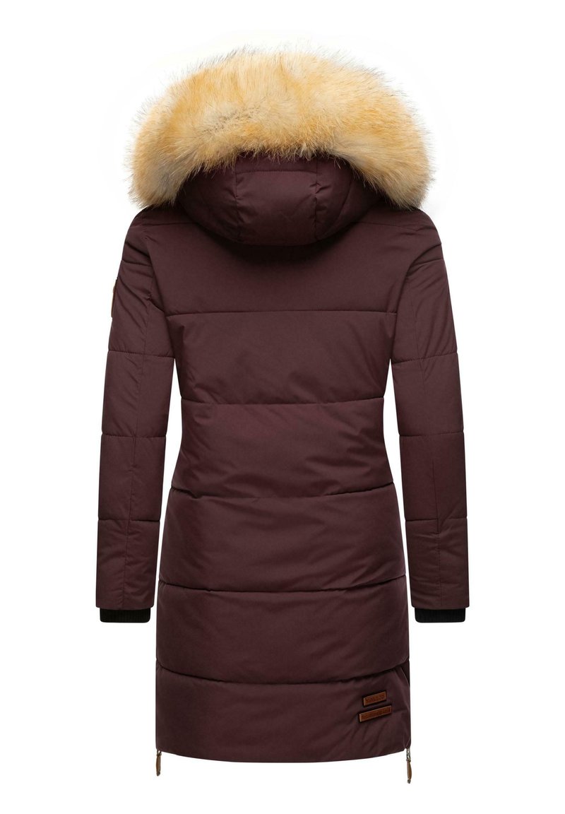 Navahoo HALINA - Wintermantel - Dark Red Melange