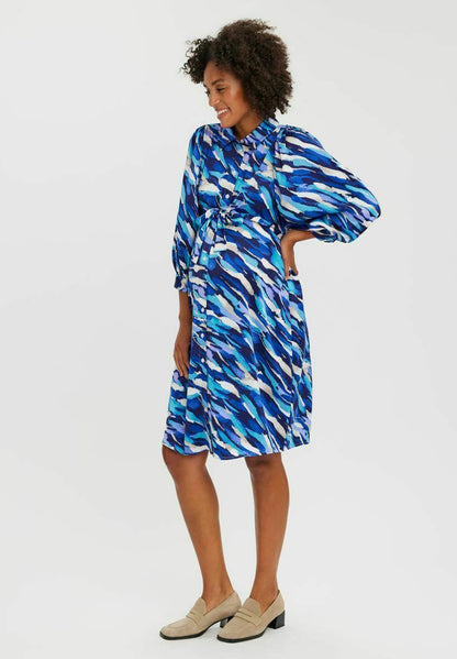 Vero Moda UMSTANDS VMMKLEO - Blusenkleid - Sodalite Blue