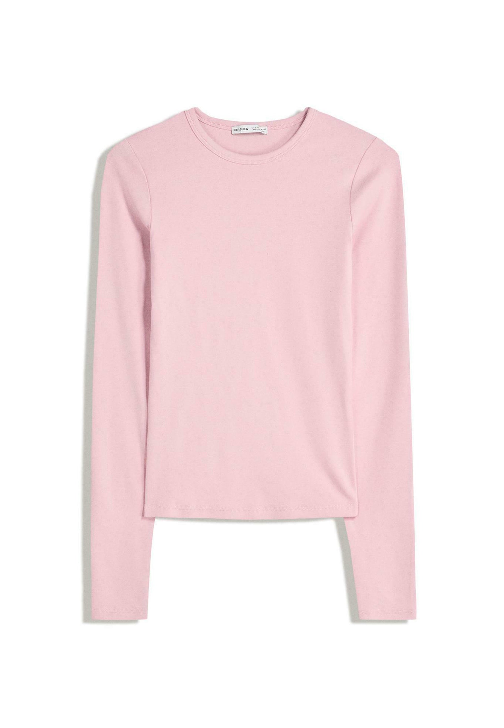 BERSHKA Long Sleeved Top - Royal Blue