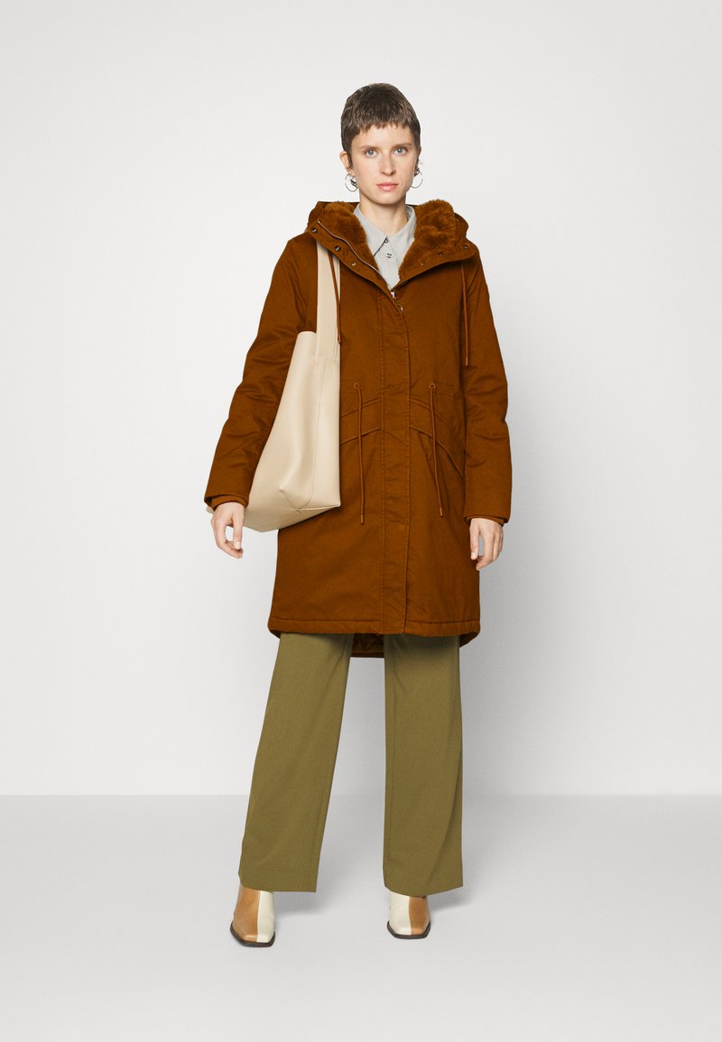 Marc O'Polo DENIM ZIPPER - Parka - True Brown