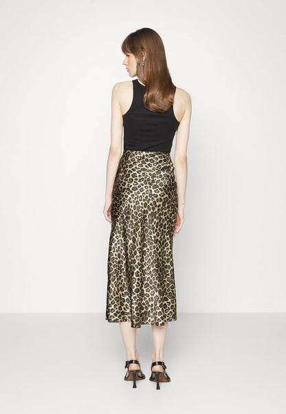THE KOOPLES JUPE LONGUE GRAND LEO - Bleistiftrock - Brown