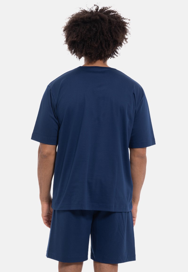 MEY KURZARM LOUNGE - Nachtwäsche Set - Blau