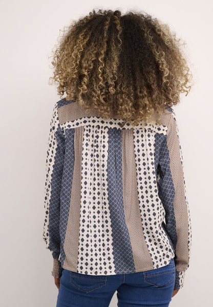 Cream CRMAGDA - Bluse - Alascan Blue Patchwork